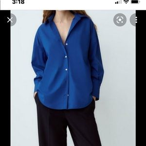 Zara oversize shirt